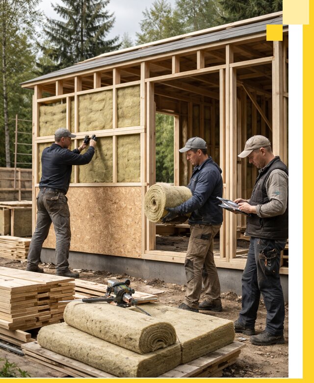 Проектирование и строительство каркасных бань в Кирове-Чепецке под ключ