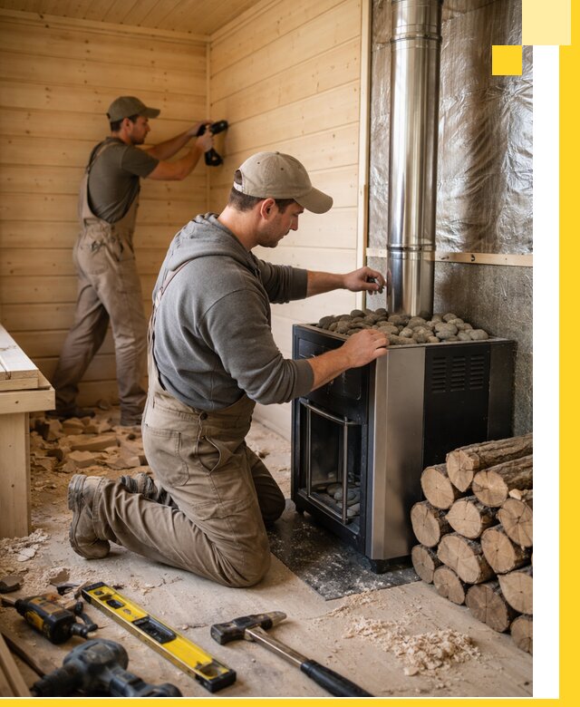 Строительство деревянных бань под ключ в Кирове-Чепецке проекты и монтаж