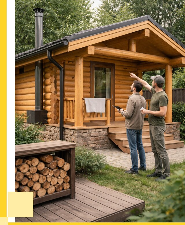 Бани для дачи под ключ в Кирове-Чепецке от 271850 р. | ЭриданКрв