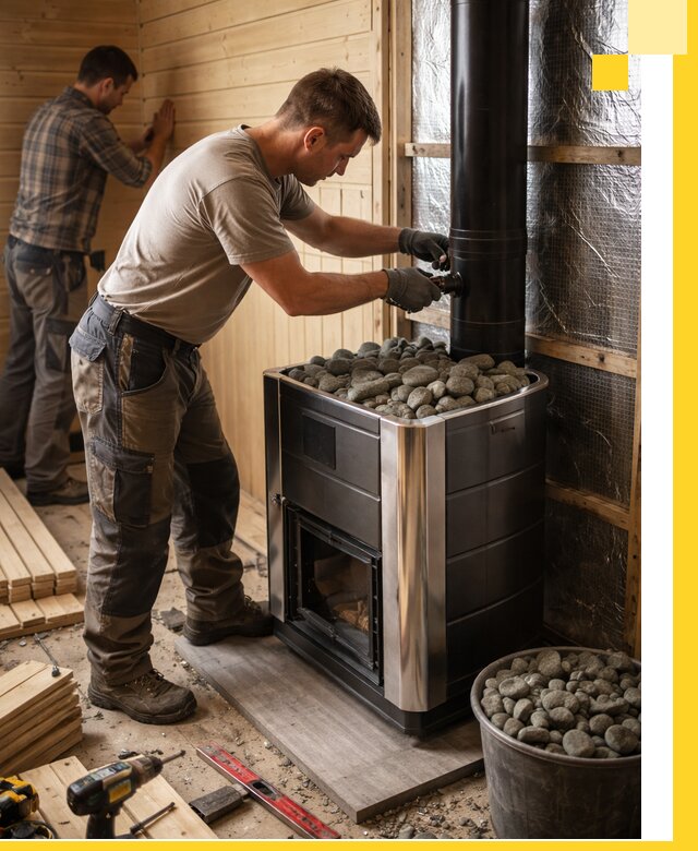 Проектирование и строительство парилок для бани в Кирове-Чепецке под ключ