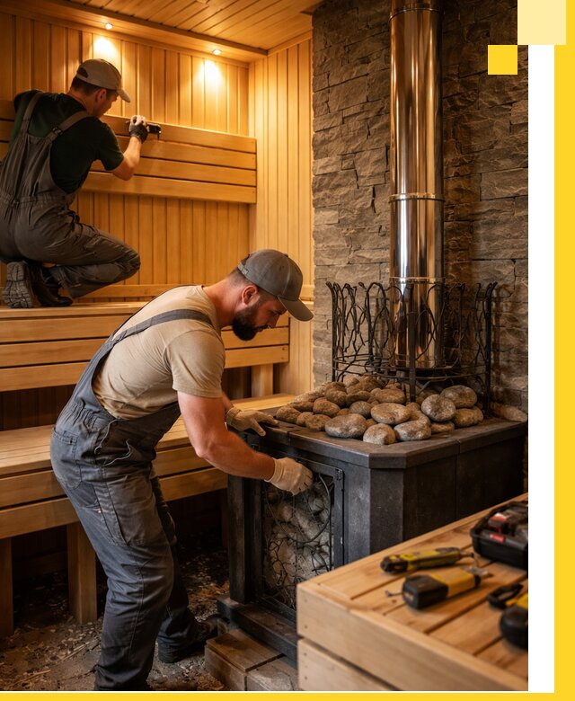 Комплексный дизайн бань, саун и зон отдыха в Кирове-Чепецке