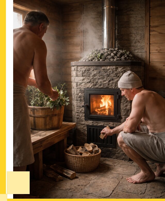 Банные печи под ключ в Кирове-Чепецке от 48933 р. | ЭриданКрв кирпичная