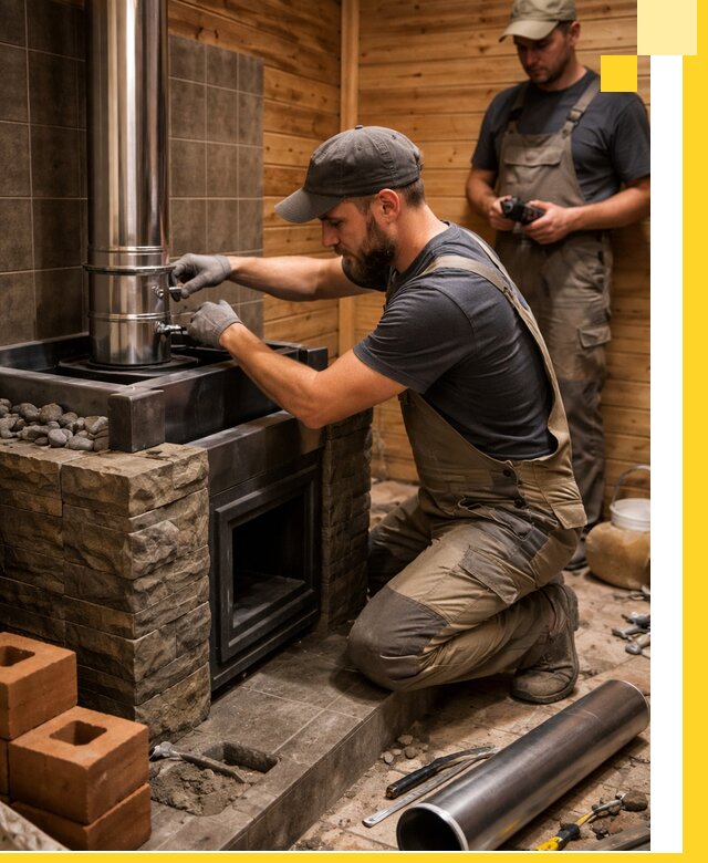 Изготовление и установка банных печей под ключ в Кирове-Чепецке