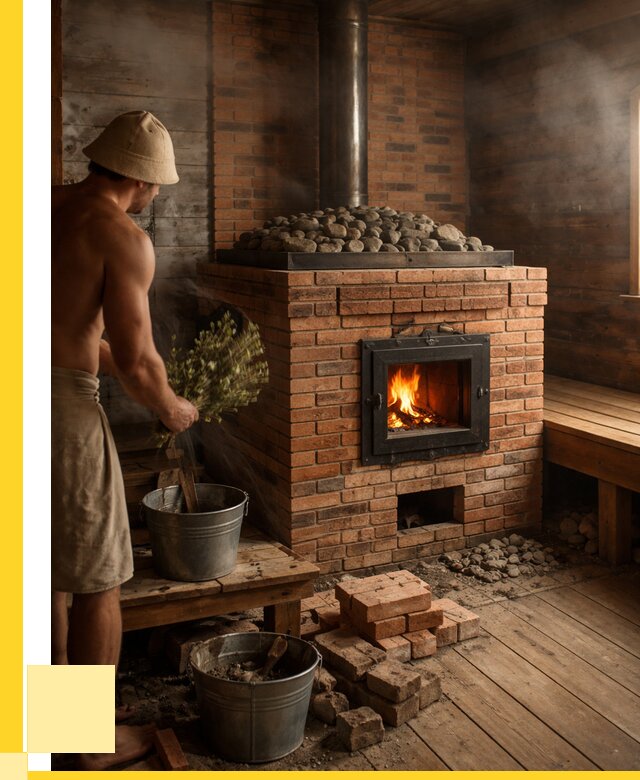 Кирпичные банные печи в Кирове-Чепецке от 97866 р. | ЭриданКрв