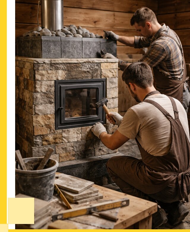 Облицовка банной печи в Кирове-Чепецке от 16311 р. | ЭриданКрв