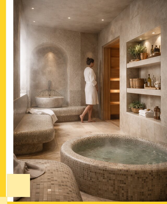 Строительство бани с хамамом в Кирове-Чепецке от 815550 р. | ЭриданКрв