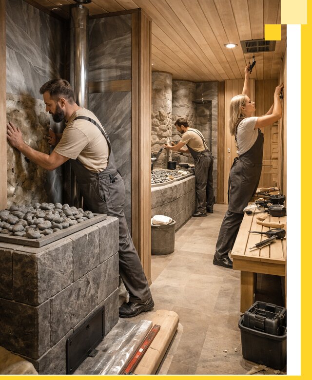 Строительство бань и SPA процедур в Кирове-Чепецке под ключ и отделкой