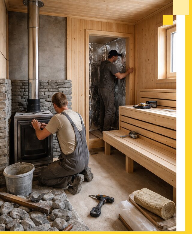 Строительство и изготовление бань под ключ в Кирове-Чепецке