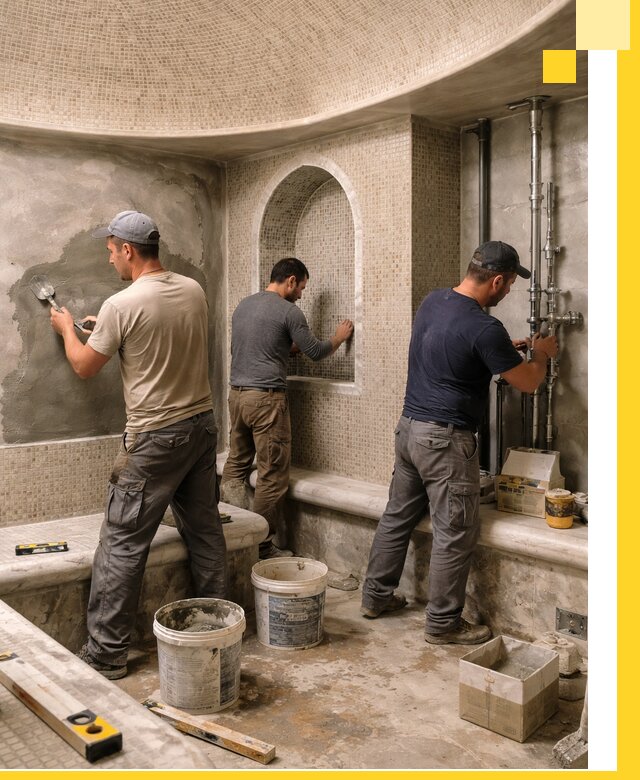 Профессиональный монтаж хамамов под ключ в Кирове-Чепецке с гарантией