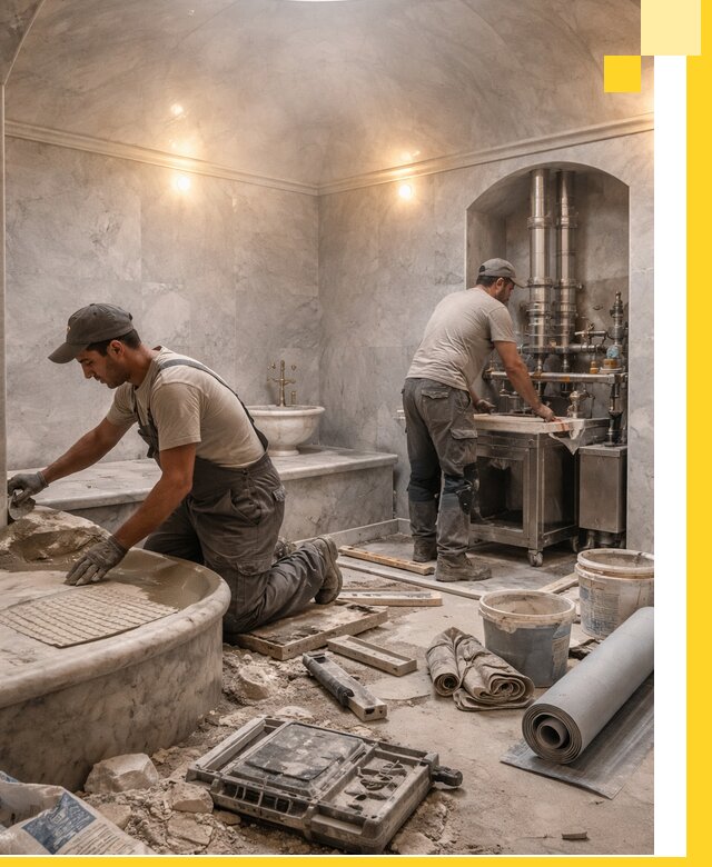 Строительство турецких бань хаммам под ключ в Кирове-Чепецке