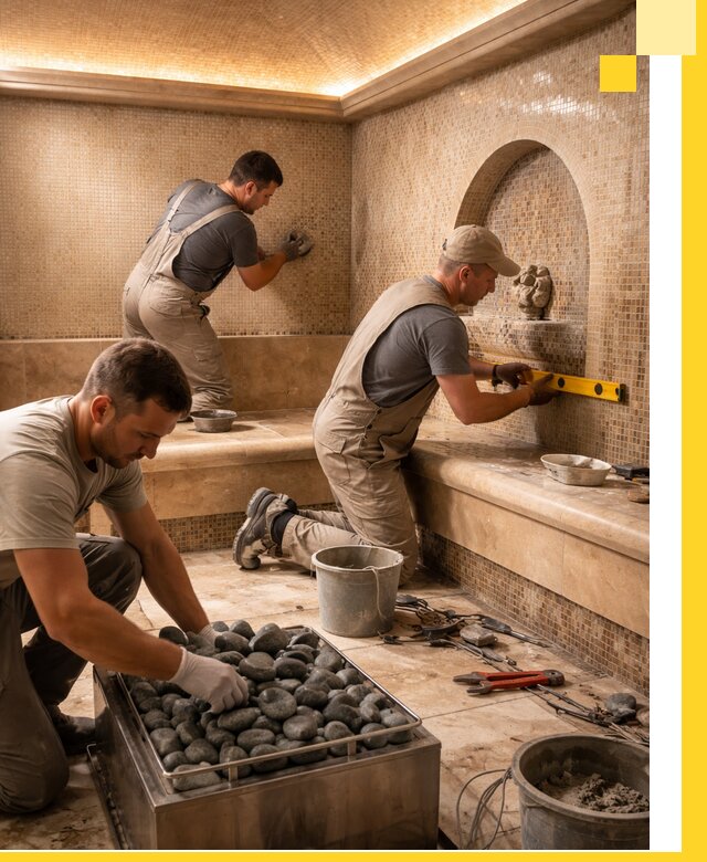 Проектирование и строительство хамама и сауны в Кирове-Чепецке