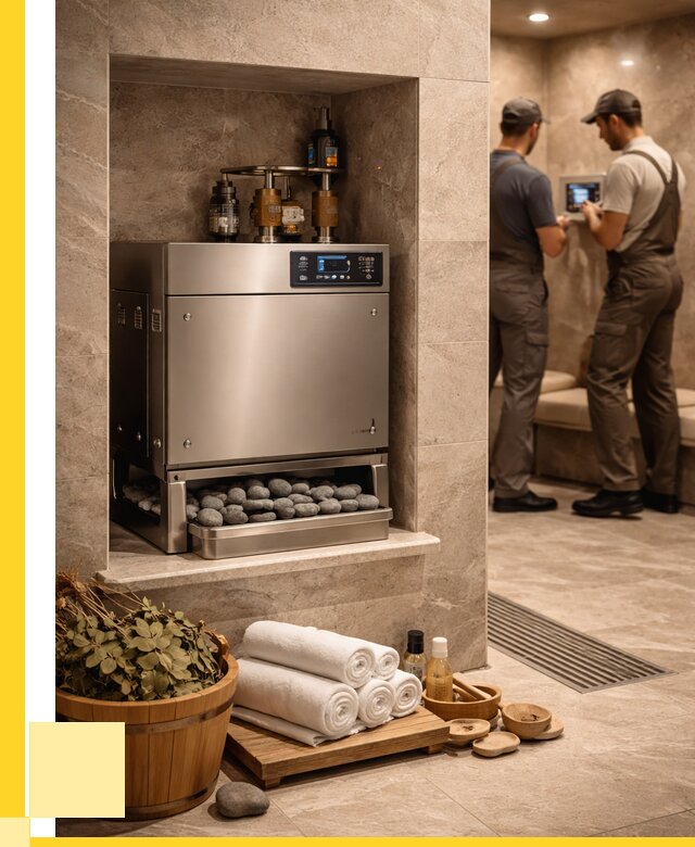 Парогенераторы для хамама в Кирове-Чепецке от 81555 р. | ЭриданКрв