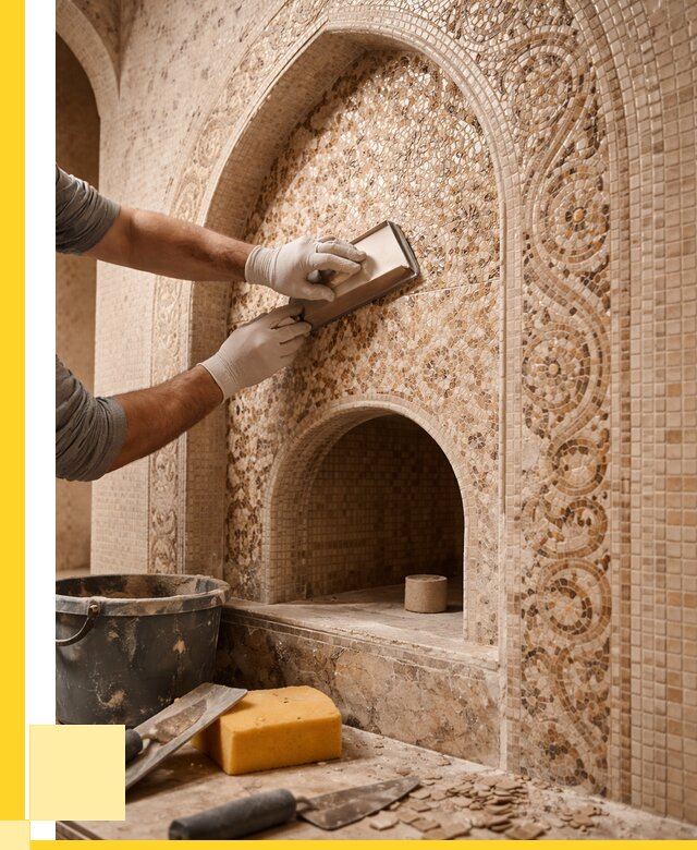 Мозаика для хамама в Кирове-Чепецке под ключ от 5437 р. | ЭриданКрв