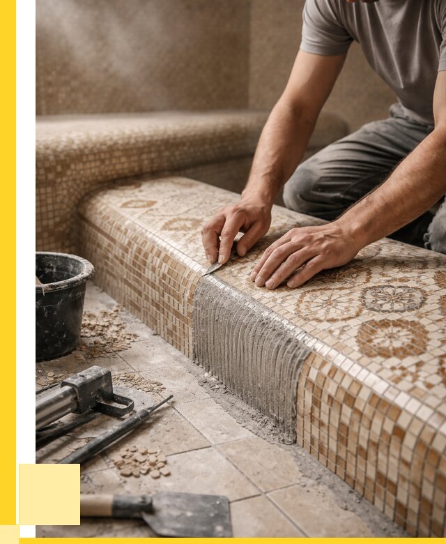 Плитка для хамама под ключ в Кирове-Чепецке от 3806 р. | ЭриданКрв