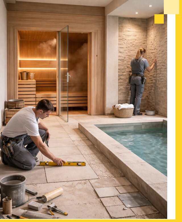 Комплексный дизайн и отделка интерьеров SPA под ключ в Кирове-Чепецке